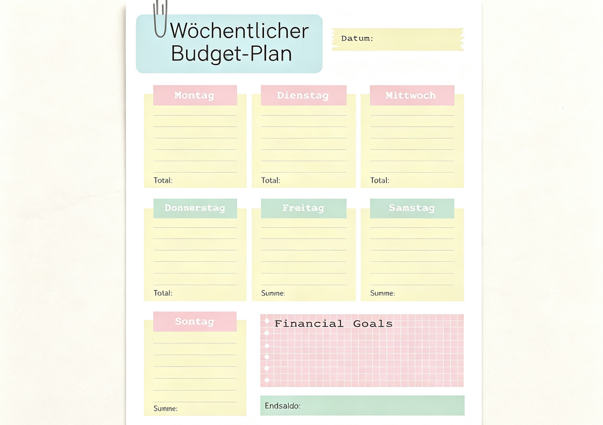 Wochenplanung macht dich effizienter