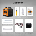 Inverter Stromerzeuger 3300W Benzin Stromgenerator 3000W Dauerleistung 230V leise für Camping und Zuhause