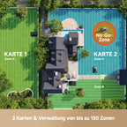 Mähroboter LiDAX Ultra 800 mit Garage, 3D-LiDAR und KI-Vision, 20 cm Schnittbreite, Schnitthöhe 3-10 cm