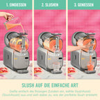 Slush-Eismaschine SLUSHi XL mit SlushAssist 3,7 l RapidChill Pro-Technologie 6 Programme Mokka