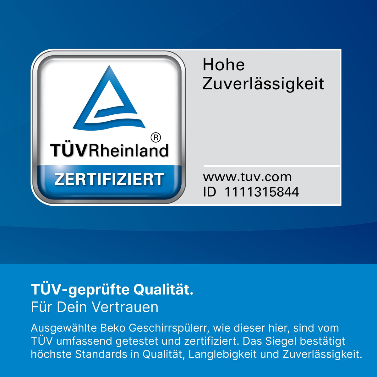 Freistehender Geschirrspüler 60 cm für 14 Maßgedecke, BDFN26430S mit 6 Programmen, HygieneIntense und SelfDry in Silber