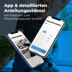 Massagepistole mit App und 7 Aufsätzen inkl. Koffer, 160-W-Motor, 5 Intensitäten, bis zu 360 Min. Laufzeit