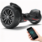 Hoverboard HX510 Offroad mit 700 W Dual-Motor 8,5 Zoll Vollgummireifen Bluetooth-App und Kindersicherheitsmodus