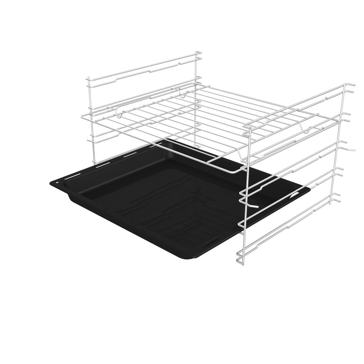 Einbaubackofen 73 L mit BigSpace und Heißluft, 9 Funktionen, EcoClean-Email, EEK A, 250 °C