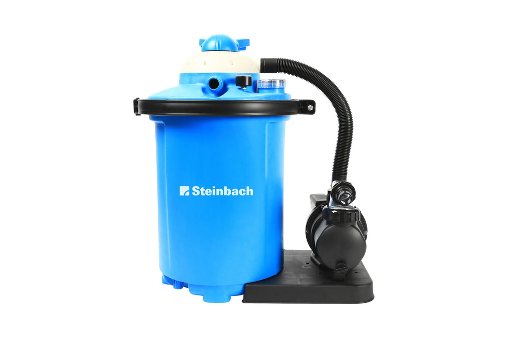 Filteranlage Comfort 75 für Pools bis 40.000 l, selbstsaugende Poolpumpe mit 7,8 m³/h Umwälzleistung, Vorfilter und Manometer