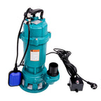 Fäkalienpumpe 1500 W mit Zerkleinerer und Schwimmer, Tauchpumpe 230 V, 300 L/min, 18 m Hubhöhe, inkl. 2"""" Kupplung und 30 m Schlauch