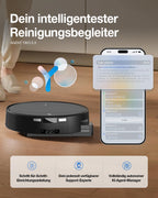 Saugroboter mit Wischfunktion T90 PRO Omni, 30.000 Pa, PowerBoost, OZMO Roller 3.0, automatische Entleerung, Schwarz