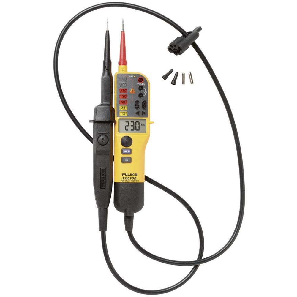 Spannungs- und Durchgangsprüfer mit LCD und zuschaltbarer Last, CAT IV 600 V, CAT III 690 V, VDE-Version
