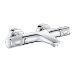 Thermostat-Wannenarmatur Precision Feel 34788000 wassersparend mit Sicherheitssperre bei 38 °C kühler Oberfläche Chrom