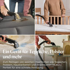 SpotClean ProHeat Advanced Teppichreiniger 1125 W mit 59 °C ProHeat-Technologie, 16.000 Pa Saugkraft und Doppelbehälter 0,9 l/0,8 l