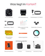 4K HDR Dashcam Auto vorne mit CPL, STARVIS 2 Mini Dash Cam, 158° Weitwinkel, WLAN und GPS