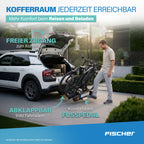 Kupplungsfahrradträger ProlineEvo 2 für 2 Fahrräder oder E-Bikes, bis 60 kg Nutzlast, abschließbar