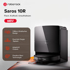 Saugroboter mit Wischfunktion Saros 10R Set, 7,98 cm ultraflach, Zero-Tangle-System und 10-in-1-Dockingstation