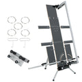 Styroporschneider 200 Watt, 1300 mm freistehend, Komplettset mit 5 Schneidedrähten, Gerüsthalteblech und 2 Federgriffen