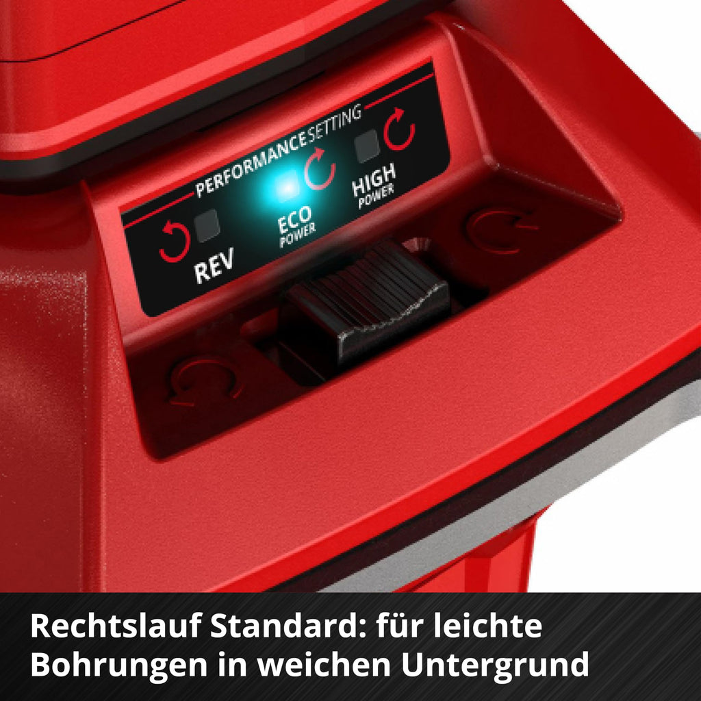 Akku-Erdbohrer GP-EA 18/150 Li BL Solo mit Brushless-Motor und Metallrahmen, ohne Akku und Ladegerät