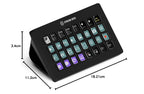 Studio-Controller Stream Deck XL mit 32 anpassbaren Display-Tasten USB-C für Gaming und Office