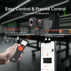 Tischtennisroboter Nova S Pro mit App- und Fernbedienungssteuerung, 264 Übungsprogramme, 21 Geschwindigkeits- und Rotationsstufen