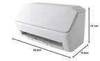 Dokumentenscanner iX2500 A4 mit Duplex-Scan, 45 Seiten pro Minute und 100-Blatt-ADF, 600 dpi, 5-Zoll-Touchscreen, WLAN, Bluetooth und USB 3.2