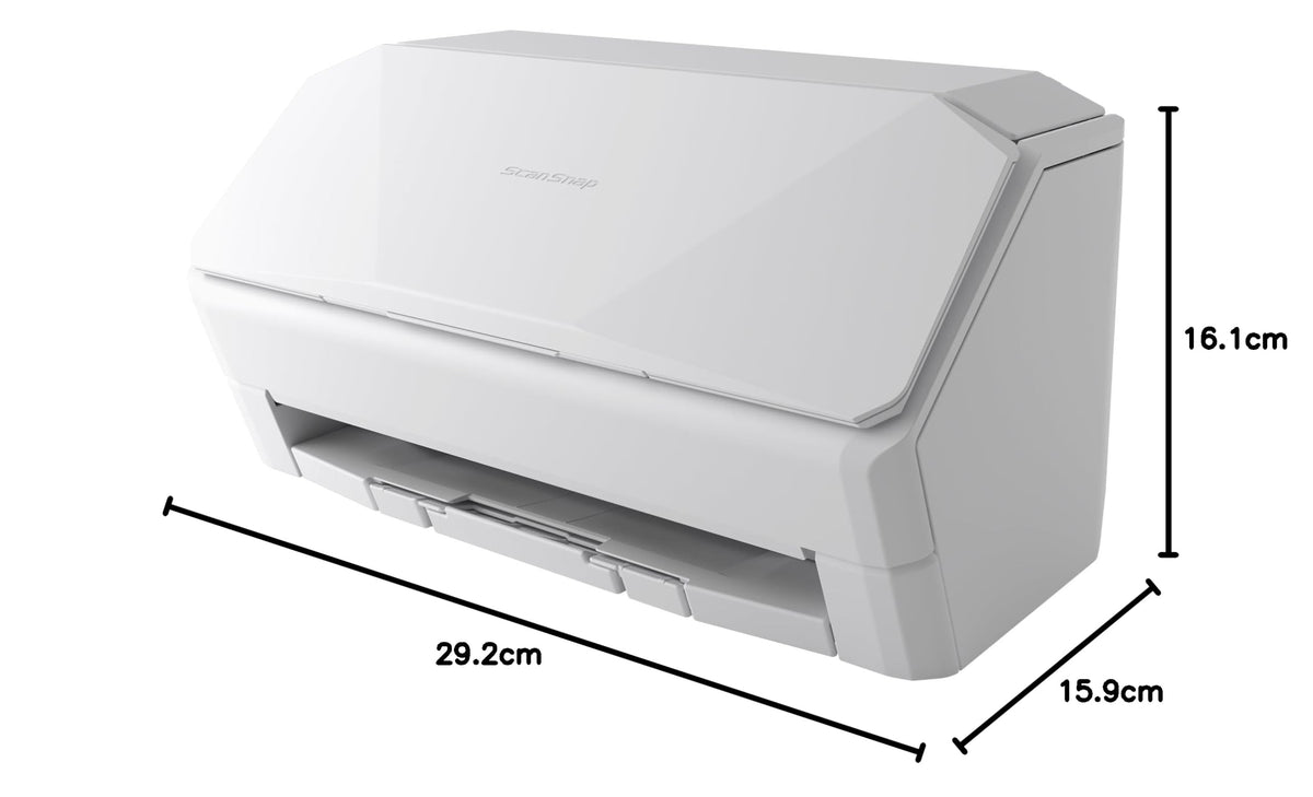 Dokumentenscanner iX2500 A4 mit Duplex-Scan, 45 Seiten pro Minute und 100-Blatt-ADF, 600 dpi, 5-Zoll-Touchscreen, WLAN, Bluetooth und USB 3.2