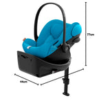 ISOFIX Base G für Cloud G i-Size und Sirona G i-Size, 360° drehbar, UN R129/03, Schwarz
