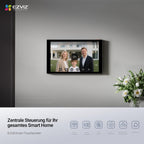 Video-Türsprechanlage 4K mit 8 Zoll Touchscreen 2-Wege-Audio 7-in-1-Zutrittskontrolle Gesicht Handfläche RFID QR-Code Passwort
