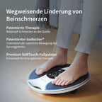 Muskelstimulationsgerät für Knie und Beine Medic Knee NMES mit TENS-Pads Elektroden Fernbedienung und Netzteil