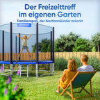 Trampolin Ø 305 cm Komplettset mit Sicherheitsnetz, Leiter und Randabdeckung, TÜV SÜD GS zertifiziert