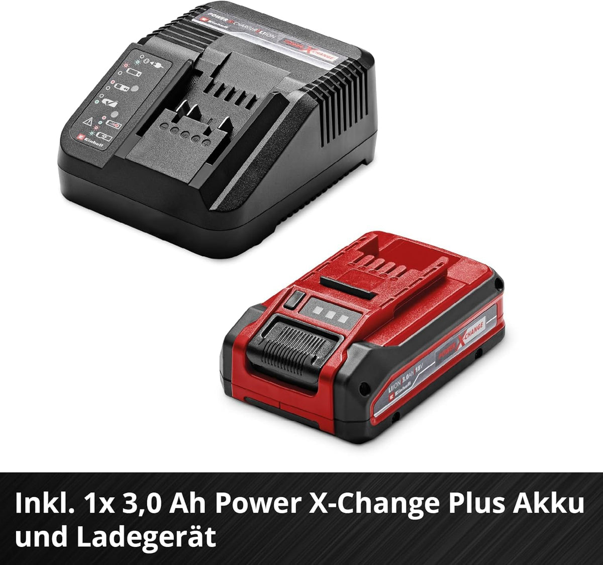 Akku-Bohrhammer TP-HD 18/28 Li BL mit SDS-Plus, 18 V, bürstenlosem Motor, 3,0-Ah-Akku, Ladegerät, E-Case S, 3 Betonbohrern und Flachmeißel
