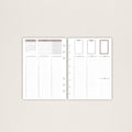A5 Wochenplaner 2026 mit Stundenaufteilung, Habit Tracker und Notizen