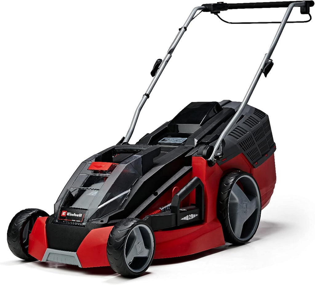 Akku-Rasenmäher GE-CM 43 Li M Kit mit 36 V, 43 cm Schnittbreite und 63 L Grasfangbehälter, inkl. 2x 4,0 Ah Akku und 2 Schnellladegeräte