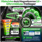 Heimtrainer Fahrrad bis 200 kg belastbar mit App, verstellbarem Sitz und Magnetbremse