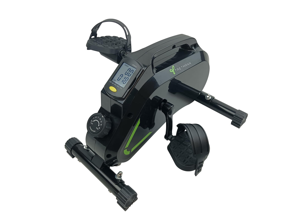 Pedaltrainer Pro mit Anti-Rutsch-Set, Mini-Heimtrainer für Beine, bis 150 kg, leise