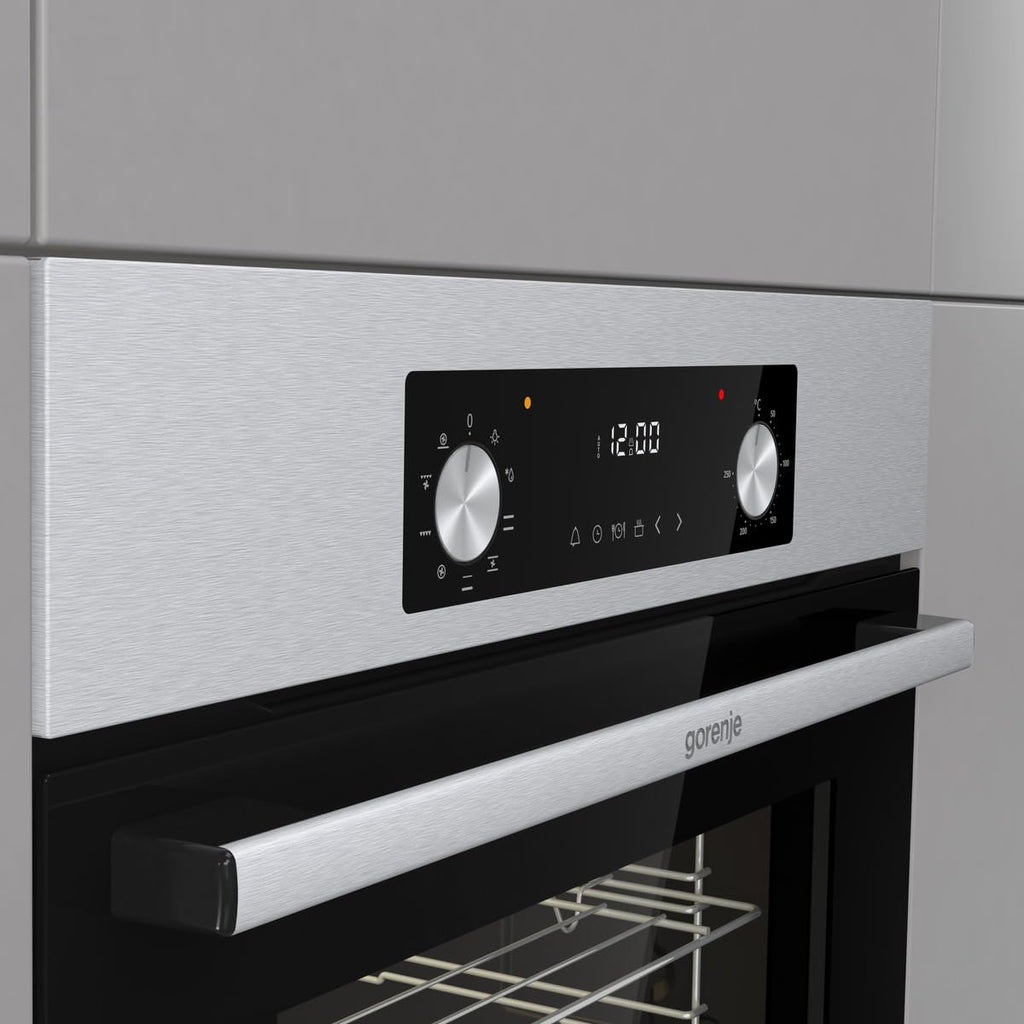 Einbaubackofen 73 L mit BigSpace und Heißluft, 9 Funktionen, EcoClean-Email, EEK A, 250 °C
