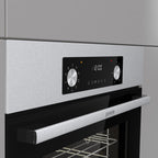 Einbaubackofen 73 L mit BigSpace und Heißluft, 9 Funktionen, EcoClean-Email, EEK A, 250 °C
