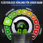 Flaschenkühlschrank 63 L mit Glastür, bis zu 89 Dosen, 4 Ablagen, LED-Beleuchtung, KSG 7287
