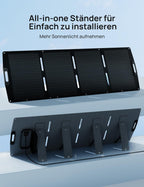 Faltbares Solarpanel 200 W für Powerstation mit ETFE-Oberfläche monokristallinem Silizium XT60 DC7909 DC8020 Anschlüssen