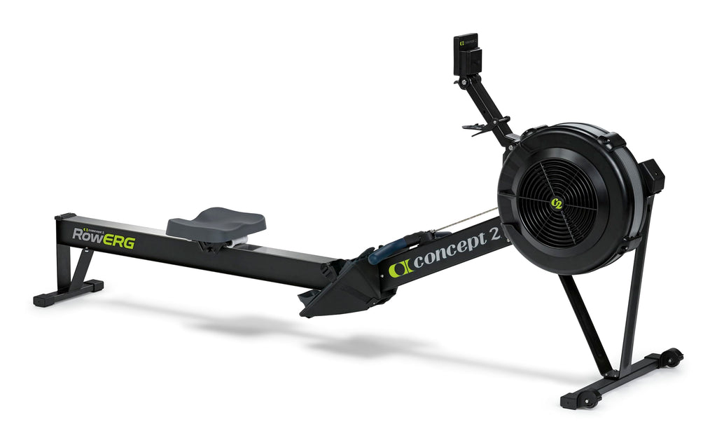Rudergerät RowErg Modell D mit Standardbeinen Luftwiderstand PM5 Monitor Aluminiumrahmen 227 kg Belastbarkeit