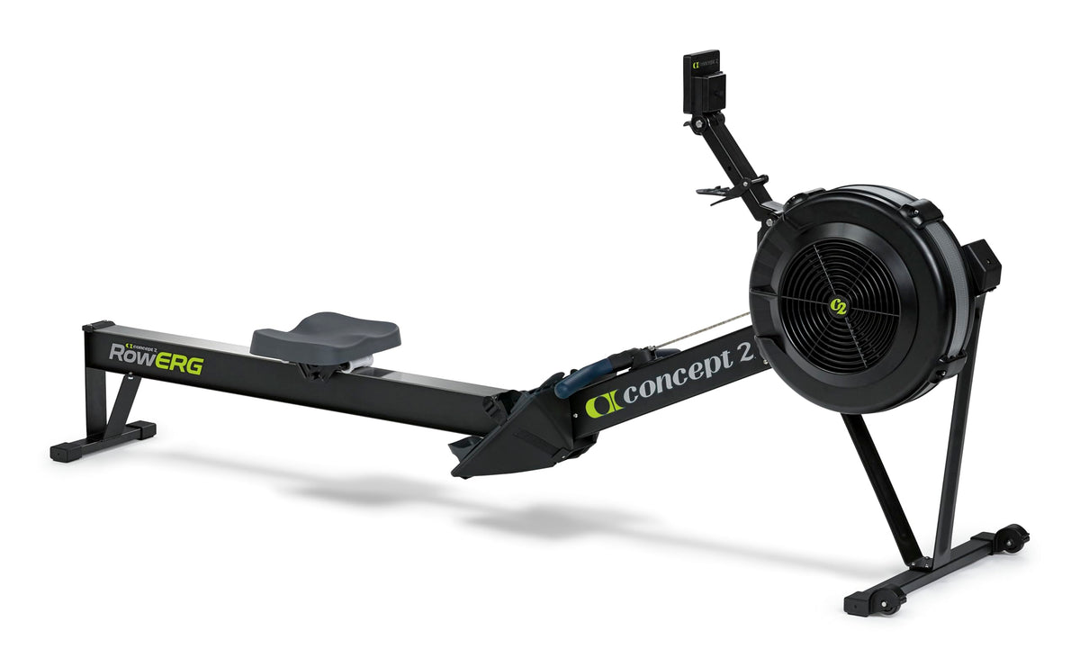 Rudergerät RowErg Modell D mit Standardbeinen Luftwiderstand PM5 Monitor Aluminiumrahmen 227 kg Belastbarkeit