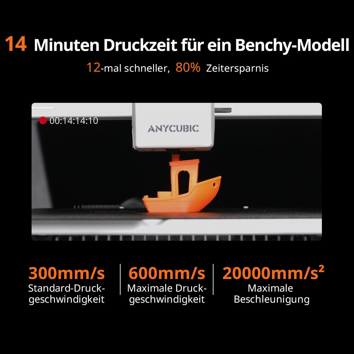 3D-Drucker Kobra X 4-Farbdruck ACE GEN 2 49-Punkt-Auto-Leveling Multi-Filament-Druck für PLA TPU PVA
