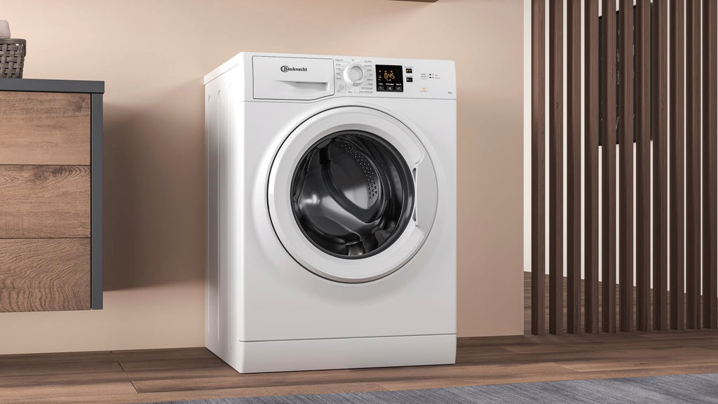 Waschmaschine Frontlader 8 kg Energieeffizienzklasse A mit Anti-Allergie-Programm, Wolleprogramm und Kurz 45