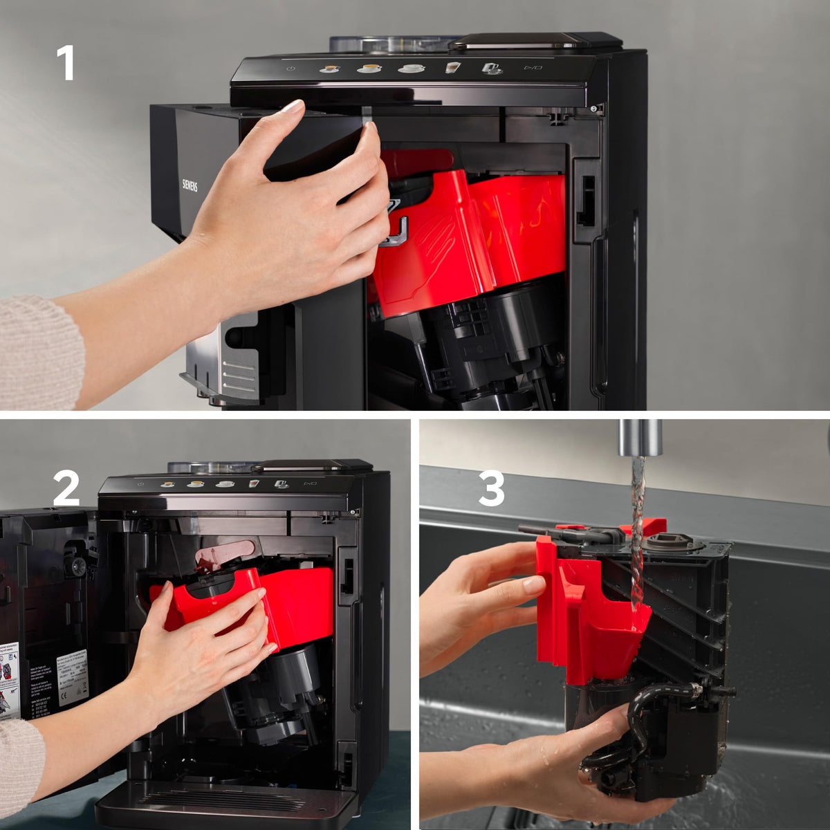 Kaffeevollautomat EQ500 classic mit farbigem TFT-Display und Doppeltassenfunktion, für 5 Kaffee- und Milchgetränke, inkl. Milchschlauch und BRITA