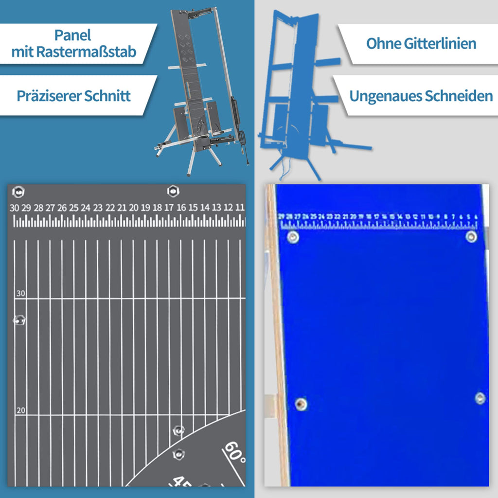 Styroporschneider Modell 7 Profi 260 W, 1300 mm Schnittbreite, Komplettset mit 5 Schneidedrähten, Styrogrips und Gerüsthalterung