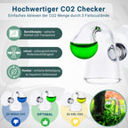 CO2 Anlage Aquarium Komplettset mit 425 g CO2 Flasche Druckminderer Diffusor Dauertest für Aquarien 20 bis 1000 L