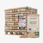 Holzpellets A1 ENplus zertifiziert, 66 x 15 kg Säcke auf Palette, Nadelholz aus Deutschland