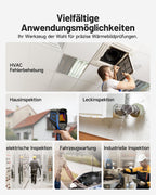 Wärmebildkamera TC004 Mini-A mit 240x240 TISR IR-Auflösung und 15 Stunden Akkulaufzeit