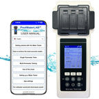 PoolLab 2.0 Wasseranalyse-Set mit Aufbewahrungskoffer und Wasserstandsausgleicher, 27 Parameter, WiFi und Bluetooth