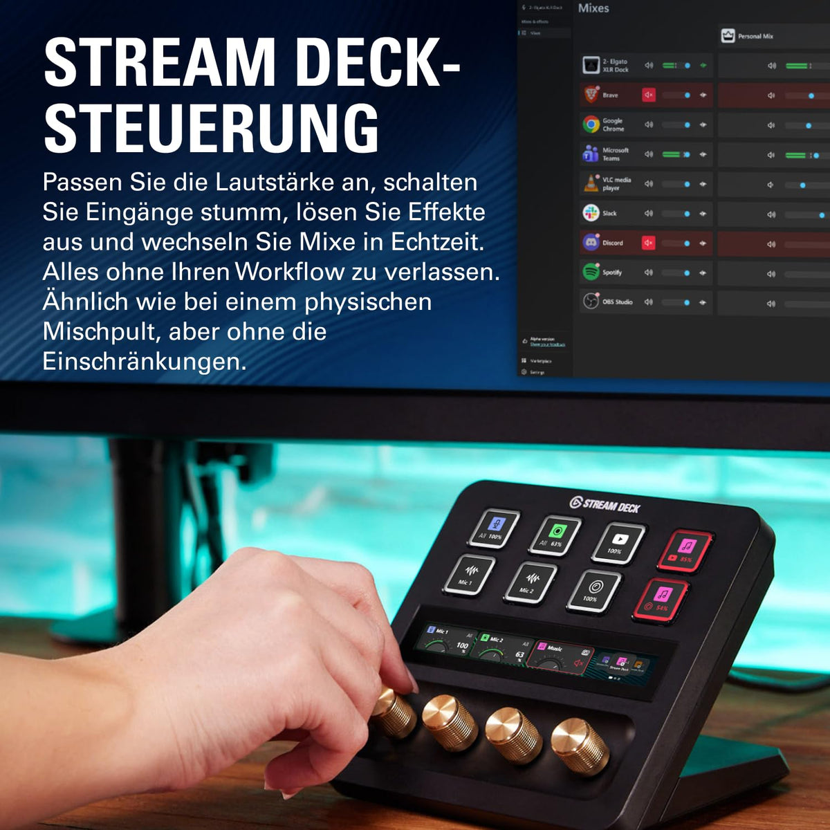 USB-Audio-Interface und DSP-Mixer Wave XLR MK.2 mit 2 Kanälen für Windows 11 und macOS 14.2