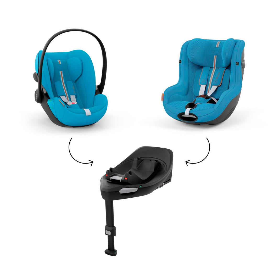 ISOFIX Base G für Cloud G i-Size und Sirona G i-Size, 360° drehbar, UN R129/03, Schwarz
