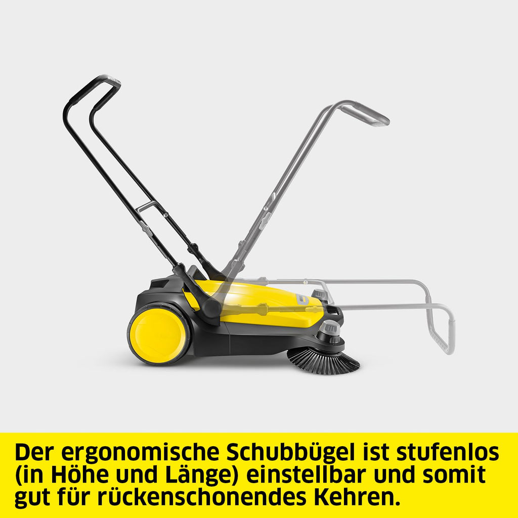 Kehrmaschine S 6 Twin mit 38 l Kehrgutbehälter und 2 Seitenbesen, max. 3000 m²/h