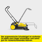 Kehrmaschine S 6 Twin mit 38 l Kehrgutbehälter und 2 Seitenbesen, max. 3000 m²/h